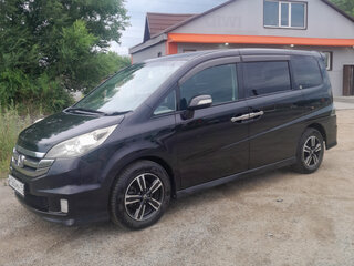 2008 Honda Stepwgn Spada III, чёрный, 1300000 рублей, вид 4