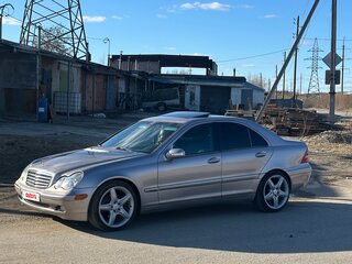 2002 Mercedes-Benz C-Класс 240 II (W203), серебристый, 650000 рублей, вид 2