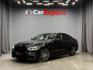 2019 BMW 5 серии 540i xDrive VII (G30/G31/G38), чёрный, 4149000 рублей, вид 2