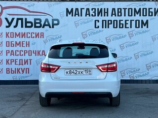 2017 Lada (ВАЗ) Vesta SW I, белый, 949000 рублей, вид 5