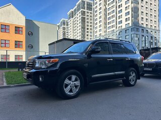 2012 Toyota Land Cruiser 200 Series Рестайлинг 1, чёрный, 3100000 рублей, вид 2