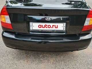 2009 Hyundai Accent ТагАЗ II, чёрный, 315000 рублей, вид 5