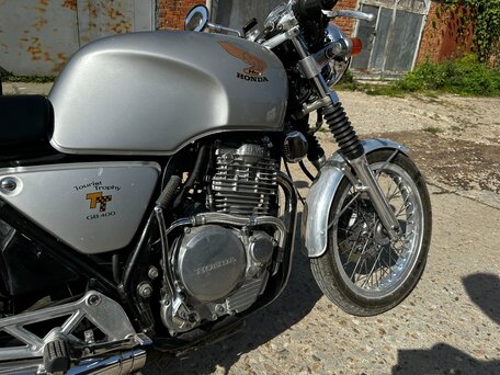 1990 Honda GB 400, серый, 365000 рублей, вид 2