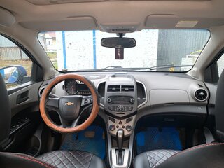 2012 Chevrolet Aveo II, синий, 350000 рублей, вид 4