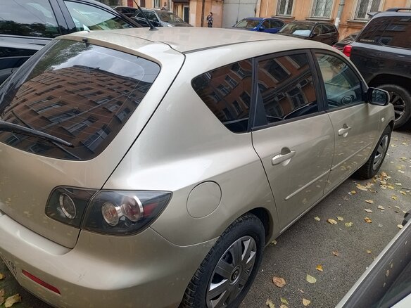 2008 Mazda 3 I (BK) Рестайлинг, серый, 435000 рублей - вид 7