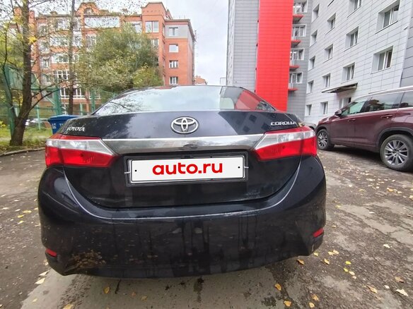 2014 Toyota Corolla XI (E160, E170, E180), чёрный, 1450000 рублей - вид 2