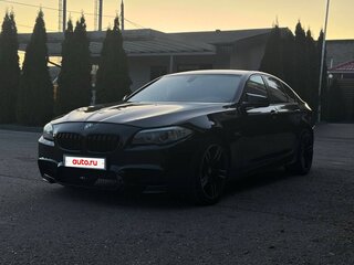 2013 BMW 5 серии 520i VI (F10/F11/F07), чёрный, 1320000 рублей, вид 3