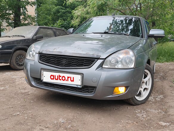 2013 Lada (ВАЗ) Priora I Рестайлинг, серый, 260000 рублей - вид 3