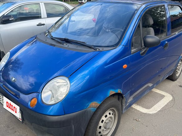 2009 Daewoo Matiz I Рестайлинг, синий, 155000 рублей - вид 4