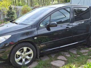 2005 Peugeot 307 I, чёрный, 639000 рублей, вид 3