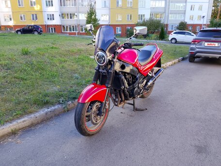1994 Kawasaki ZZR 400, красный, 155000 рублей, вид 3