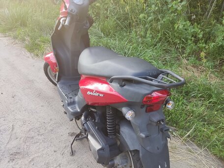 2009 Sym Orbit, красный, 41400 рублей, вид 4