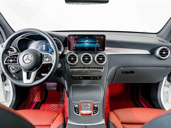 2022 Mercedes-Benz GLC Coupe 300 I (C253) Рестайлинг, белый - вид 19