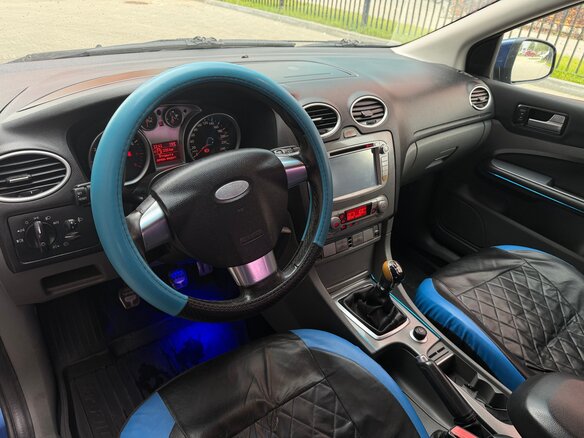 2008 Ford Focus II Рестайлинг, синий - вид 16