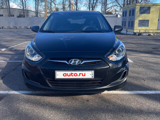 2014 Hyundai Solaris I, чёрный, 1090000 рублей, вид 1