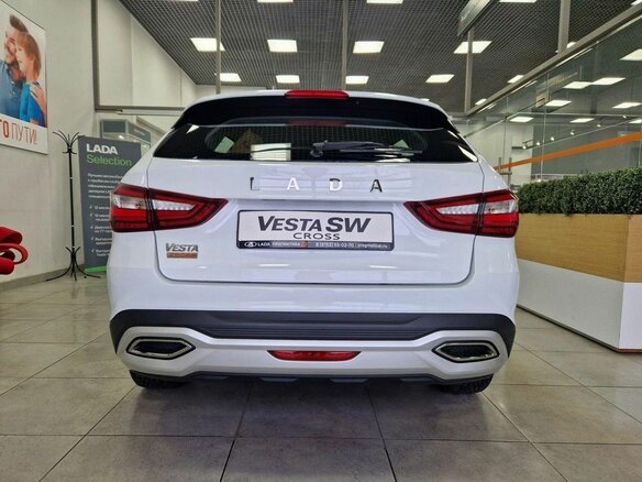 2026 Lada (ВАЗ) Vesta SW Cross I Рестайлинг (NG), белый - вид 2
