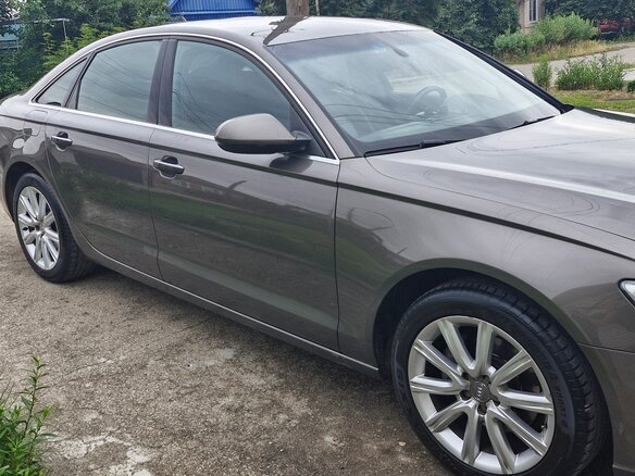 2012 Audi A6 IV (C7), коричневый, 1600000 рублей - вид 3