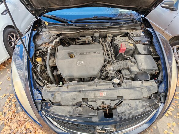 2008 Mazda 6 II (GH), синий, 880000 рублей - вид 4