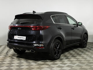 2021 Kia Sportage IV Рестайлинг, чёрный, 2349700 рублей, вид 5