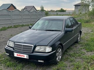 1998 Mercedes-Benz C-Класс 180 I (W202) Рестайлинг, синий, 350000 рублей, вид 1
