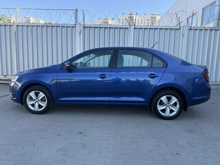 2018 Skoda Rapid I Рестайлинг, синий, 1288000 рублей, вид 4