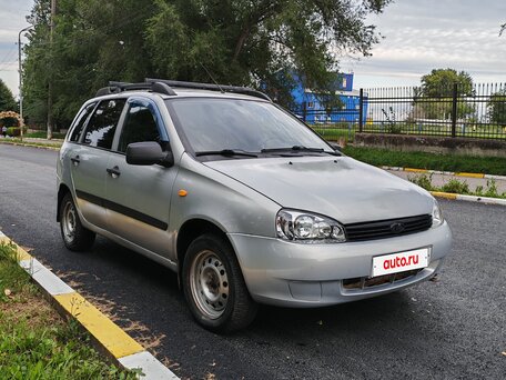 2012 Lada (ВАЗ) Kalina I, серебристый, вид 3