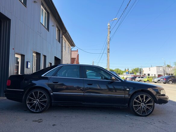 1999 Audi A8 I (D2) Рестайлинг, чёрный - вид 5