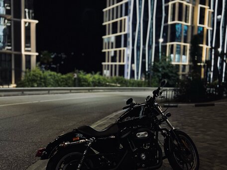 2012 Harley-Davidson Sportster 883, чёрный, 720000 рублей, вид 1
