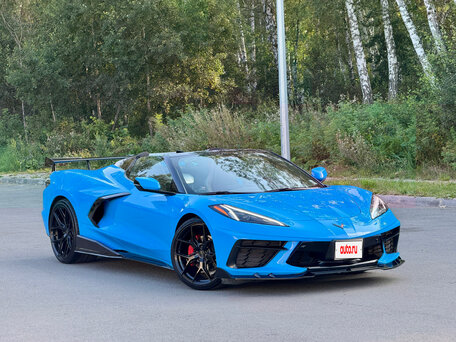 2021 Chevrolet Corvette Stingray C8, голубой, 13190000 рублей, вид 2