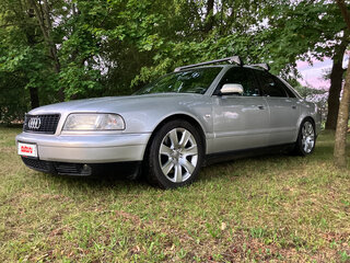 2001 Audi S8 I (D2) Рестайлинг, серебристый, 1400000 рублей, вид 2
