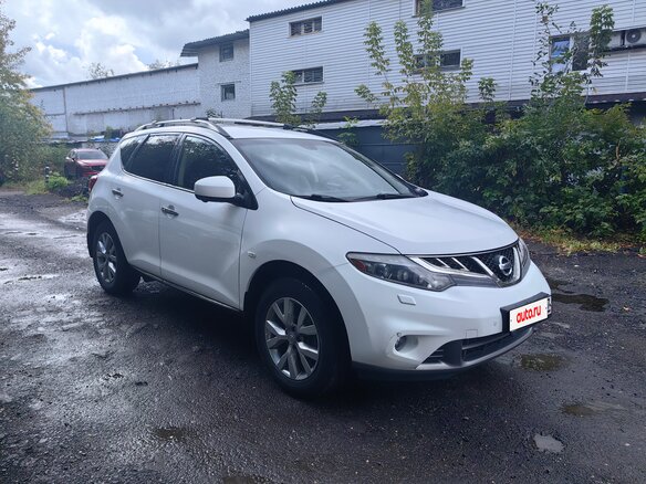 2013 Nissan Murano II (Z51) Рестайлинг 2, белый - вид 7