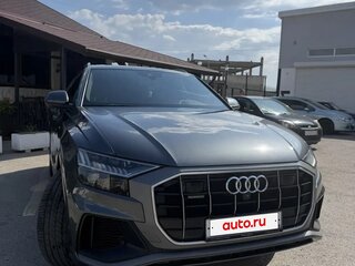 2018 Audi Q8 55 TFSI I (4M), серый, 4500000 рублей, вид 2