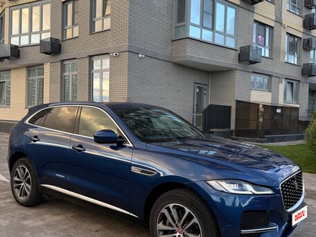 2021 Jaguar F-Pace I Рестайлинг, синий, 4200000 рублей, вид 1