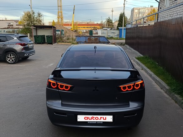 2008 Mitsubishi Lancer X, серый, 580000 рублей - вид 4