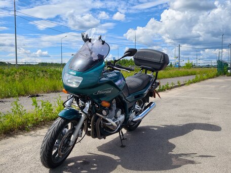 1995 Yamaha XJ900, зелёный, 230000 рублей, вид 2