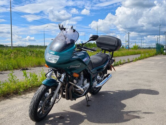 1995 Yamaha XJ900, зелёный, 230000 рублей - вид 1
