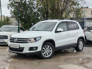 2014 Volkswagen Tiguan I Рестайлинг, белый, 949000 рублей, вид 1