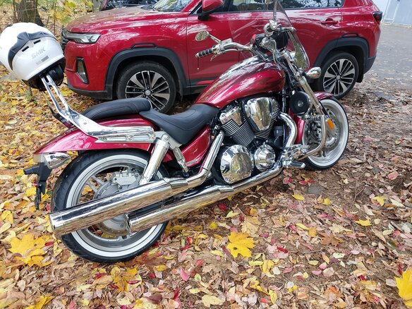 2005 Honda VTX 1800, красный, 1091488 рублей - вид 1