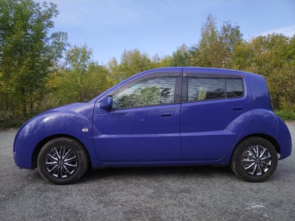 2002 Toyota WiLL Cypha, синий - вид 10