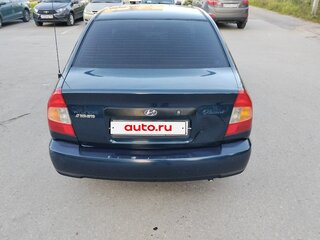 2008 Hyundai Accent ТагАЗ II, синий, 299999 рублей, вид 5