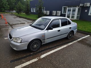 2005 Hyundai Accent ТагАЗ II, серый, 160000 рублей, вид 3