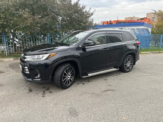 2017 Toyota Highlander III (XU50) Рестайлинг, чёрный, 2950000 рублей, вид 3