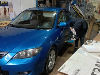 2007 Mazda 3 I (BK) Рестайлинг, синий, 500000 рублей, вид 1