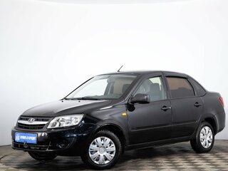2013 Lada (ВАЗ) Granta I, чёрный, 199000 рублей, вид 3