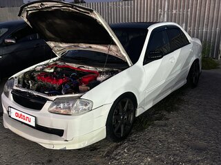 1999 Mazda Familia VIII (BJ), белый, 375000 рублей, вид 1