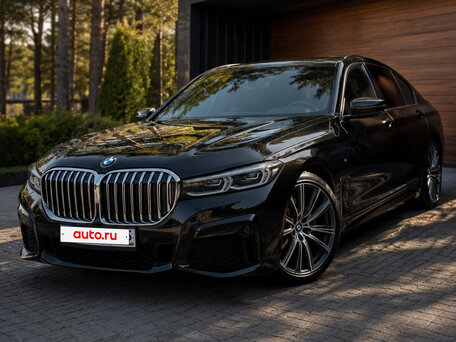 2020 BMW 7 серии Long 730Ld xDrive VI (G11/G12) Рестайлинг, чёрный, 5400000 рублей, вид 1