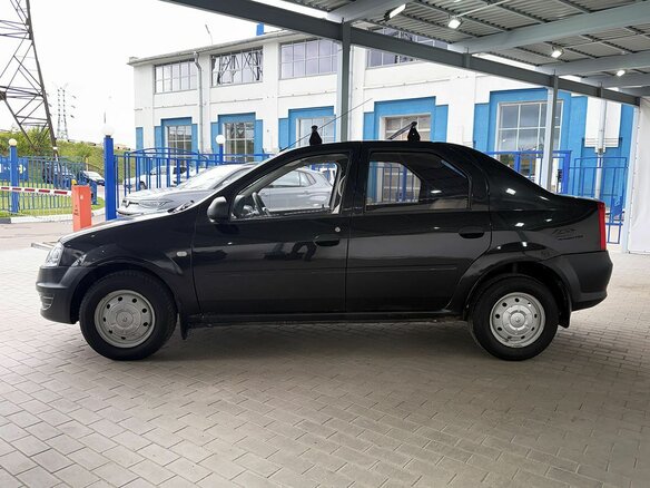 2010 Renault Logan I Рестайлинг, чёрный - вид 1
