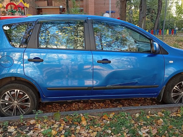 2008 Nissan Note I, синий, 560000 рублей - вид 3