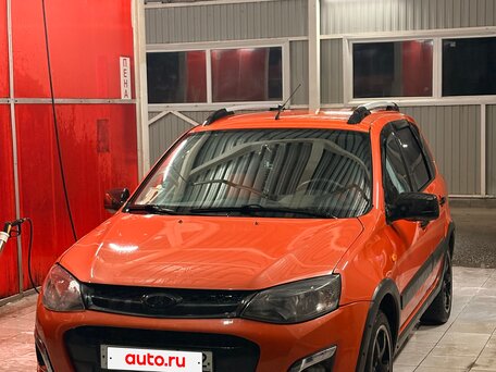 2015 Lada (ВАЗ) Kalina Cross II, оранжевый, 470000 рублей, вид 2