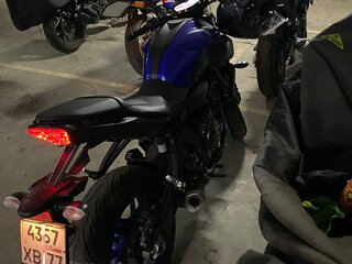 2021 Yamaha MT-07 (FZ-07), синий, 790000 рублей, вид 3